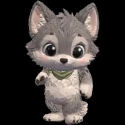 The Italian animal friend, a wolf pup