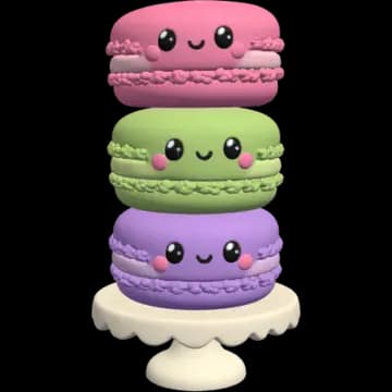 French souvenir: macaron stack
