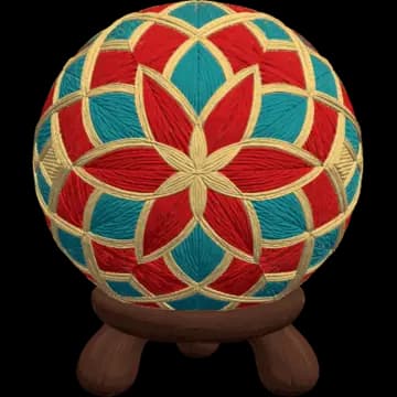 Japanese souvenir: temari ball